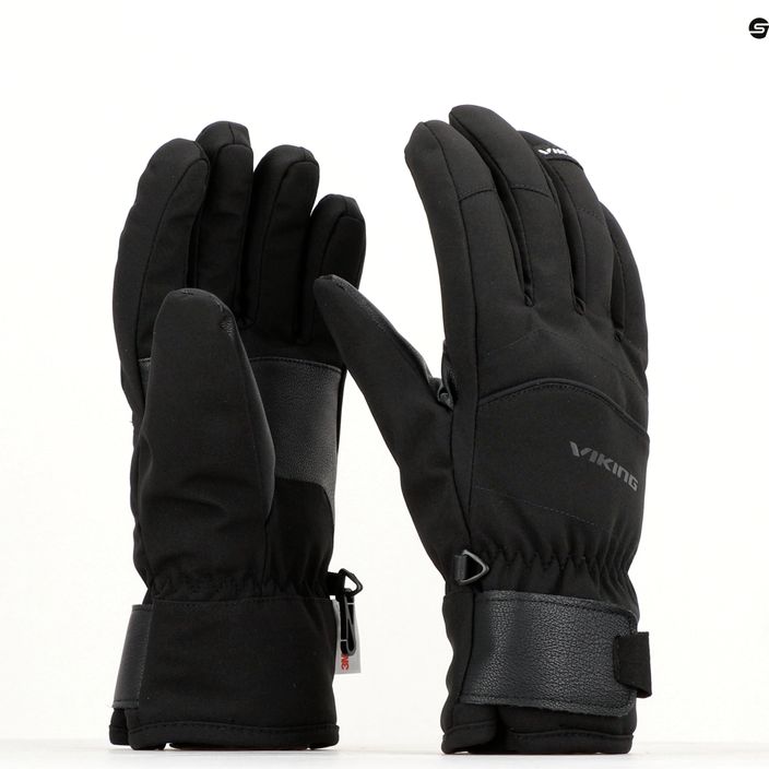 Мъжки ски ръкавици Viking Solven Ski black 110/23/7558 9