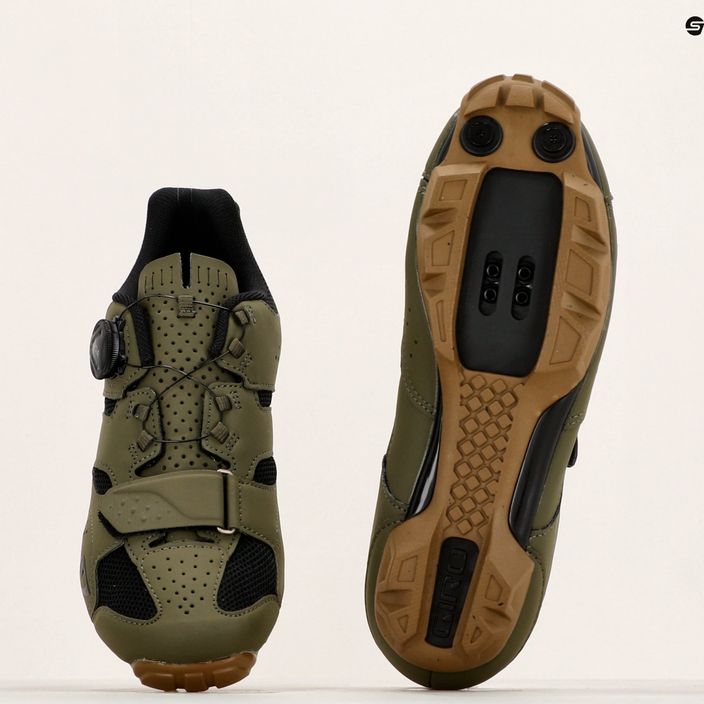 Мъжки MTB обувки за колоездене Giro Cylinder II olive rubber 8