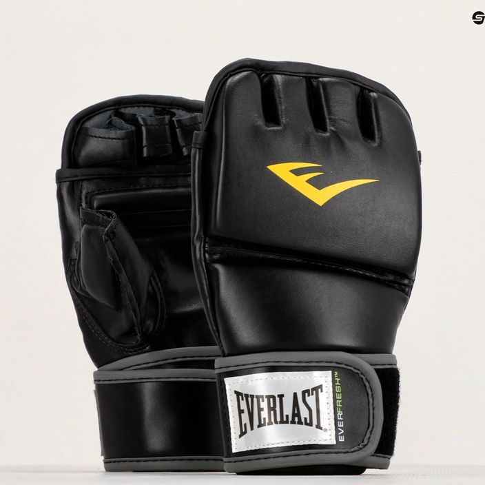 Мъжки граплинг ръкавици с палец EVERLAST MMA ръкавици черни EV7562 8