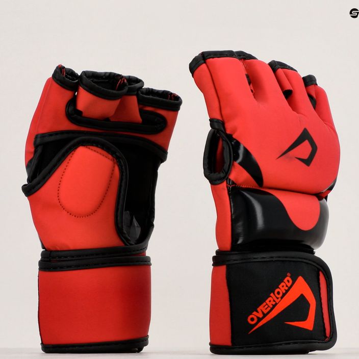 Overlord X-MMA граплинг ръкавици червени 101001-R/S 12
