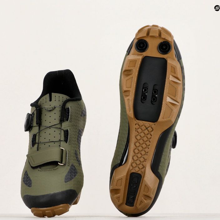 Мъжки MTB обувки за колоездене Giro Rincon olive rubber 8