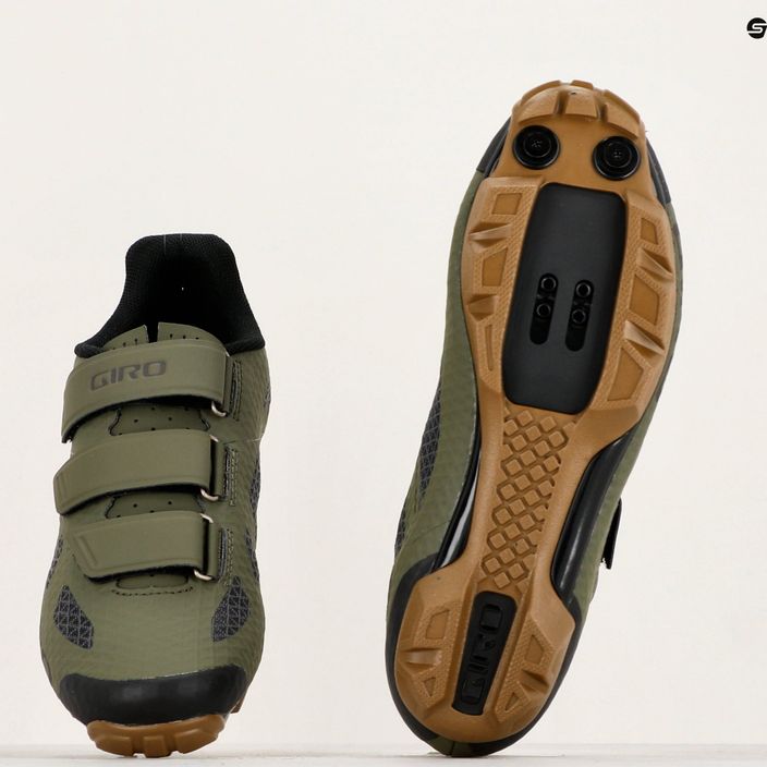 Мъжки MTB обувки за колоездене Giro Ranger olive gum 8