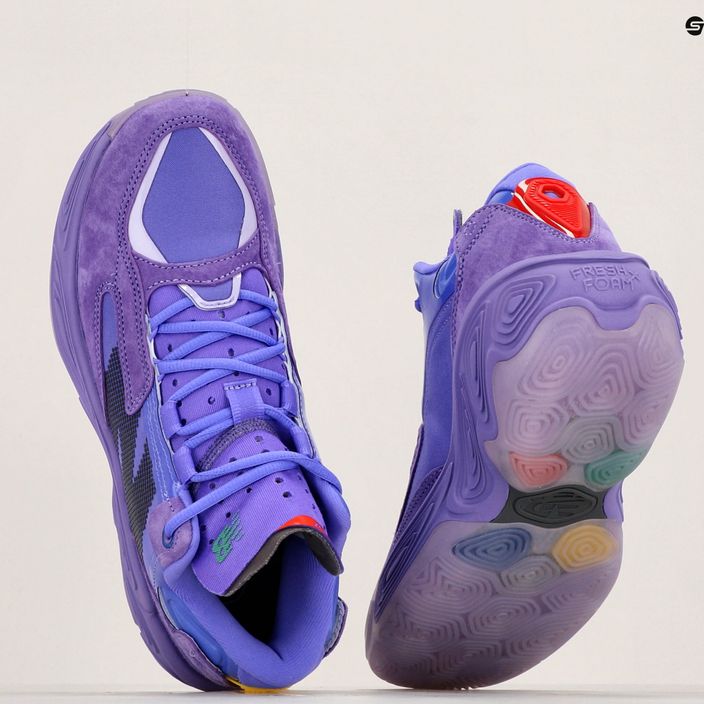 New Balance Fresh Foam BB v2 лилави баскетболни обувки 11