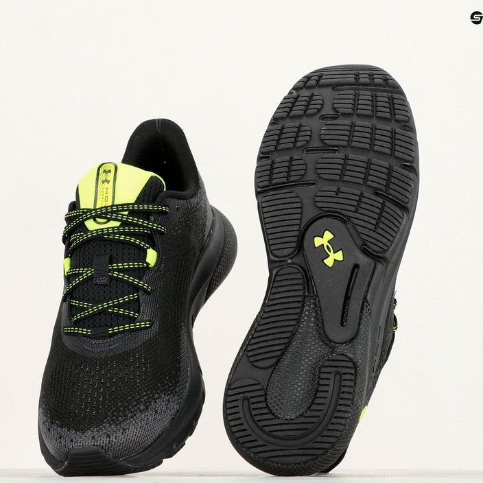 Мъжки обувки за бягане Under Armour Hovr Turbulence 2 black/black/high vis yellow 14