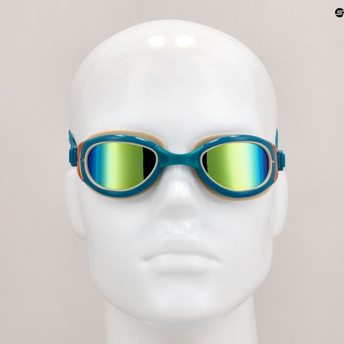 Очила за плуване ZONE3 Attack teal/cream/cooper 7