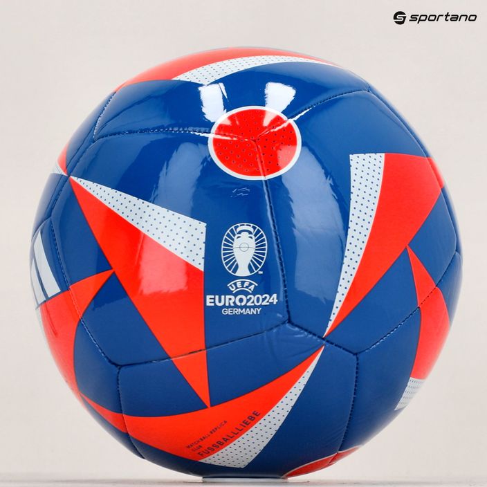 adidas Fussballiebe Club футболна топка синьо/соларно червено/бяло размер 4 6