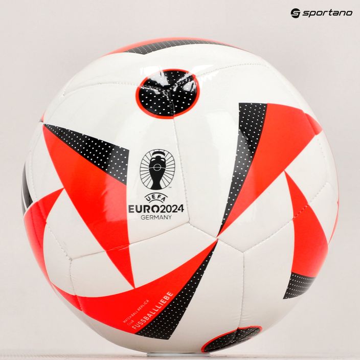 adidas Fussballiebe Club футбол бяло/соларно червено/черно размер 4 6