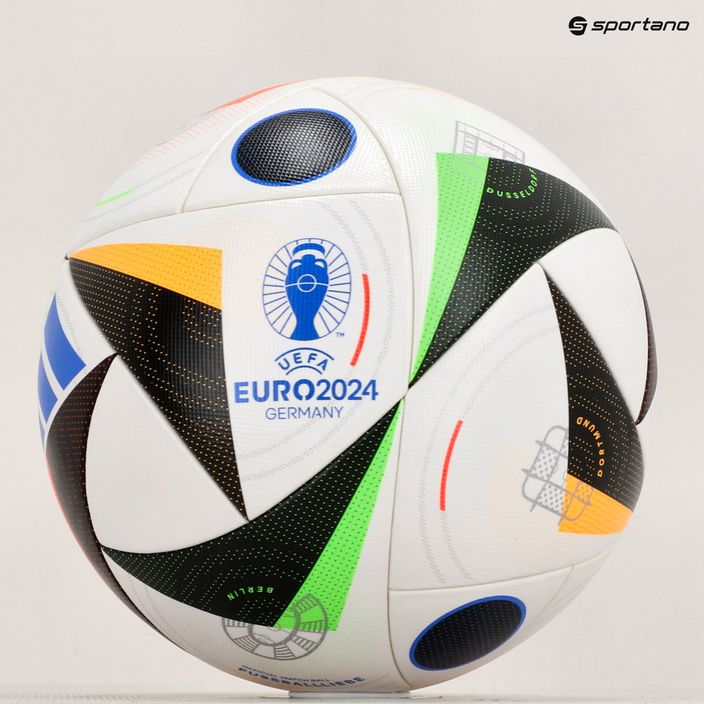 adidas Fussballliebe Competition Euro 2024 white/black/glow blue size 4 football 5