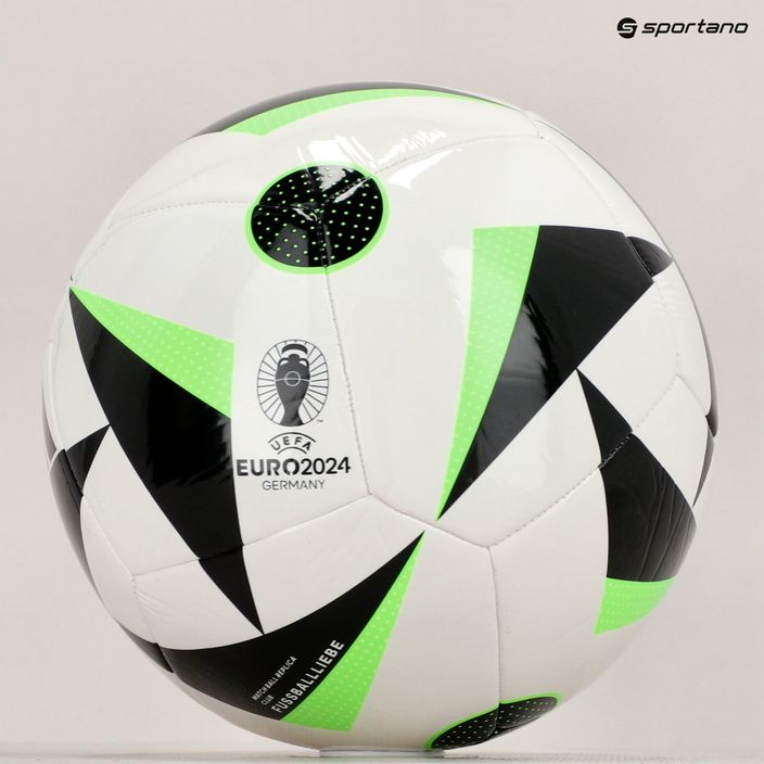 adidas Fussballiebe Club футбол бяло/черно/соларно зелено размер 5 6