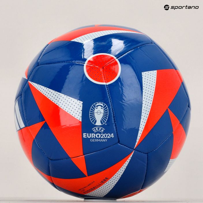 adidas Fussballiebe Club футболна топка синьо/соларно червено/бяло размер 5 6