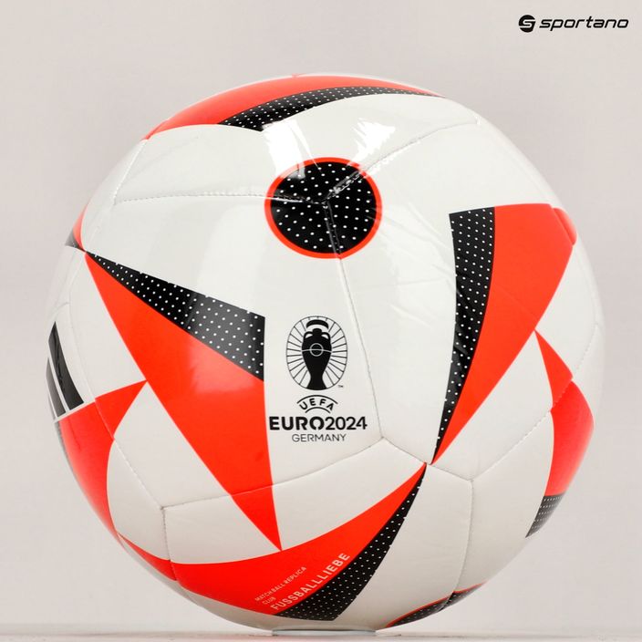 adidas Fussballiebe Club футбол бяло/соларно червено/черно размер 5 6