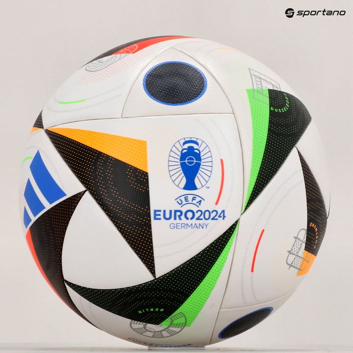 adidas Fussballliebe Competition Euro 2024 white/black/glow blue size 5 football 5