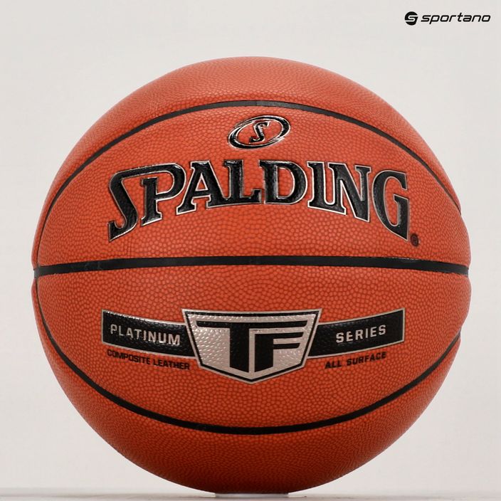 Баскетболна топка Spalding Platinum TF, оранжева 76855Z 5