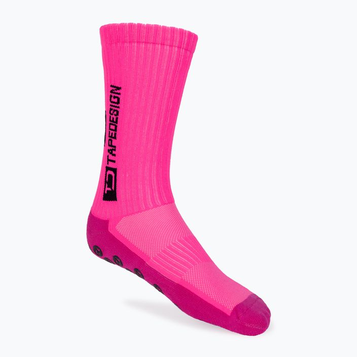 Розови футболни чорапи с противоплъзгащо покритие Tapedesign 2