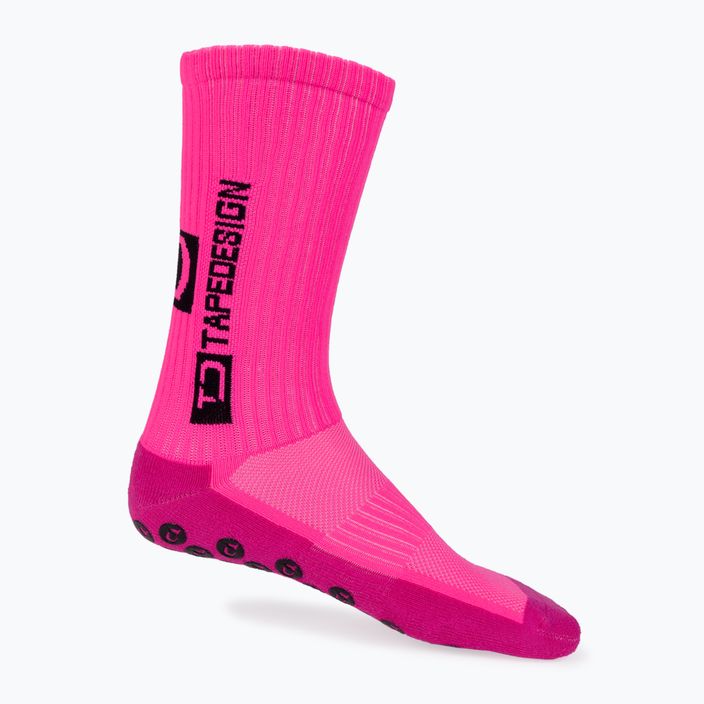 Розови футболни чорапи с противоплъзгащо покритие Tapedesign 3