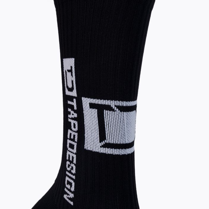 Мъжки футболни чорапи Tapedesign anti-slip black TAPEDESIGN BLACK 3