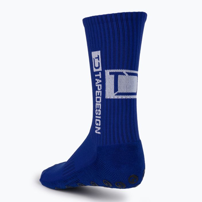 Футболни чорапи с противоплъзгащо покритие, сини TAPEDESIGNNAVY 3