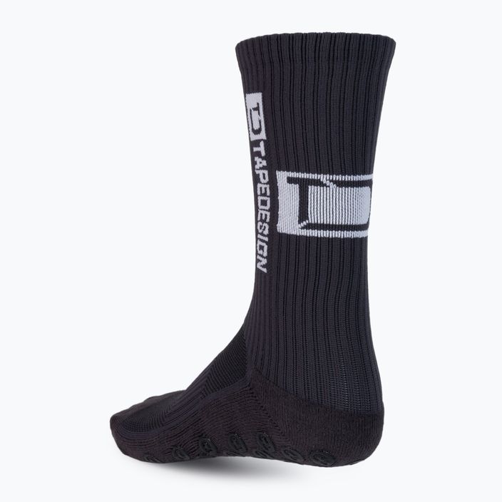 Мъжки футболни чорапи Tapedesign anti-slip сиви 2