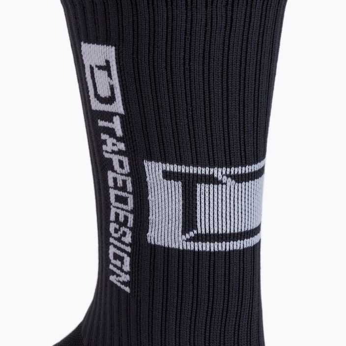 Мъжки футболни чорапи Tapedesign anti-slip сиви 5