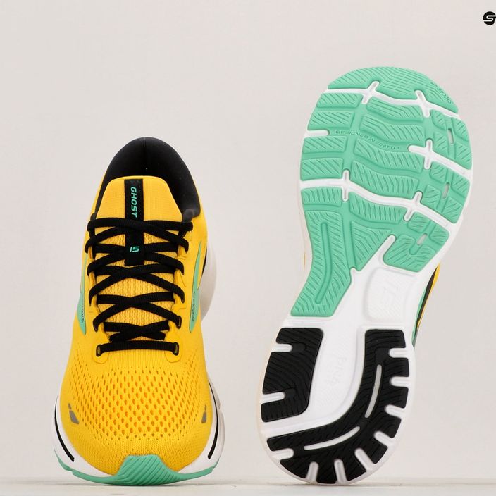 Мъжки обувки за бягане Brooks Ghost 15 lemon chrome/black/springbud 11
