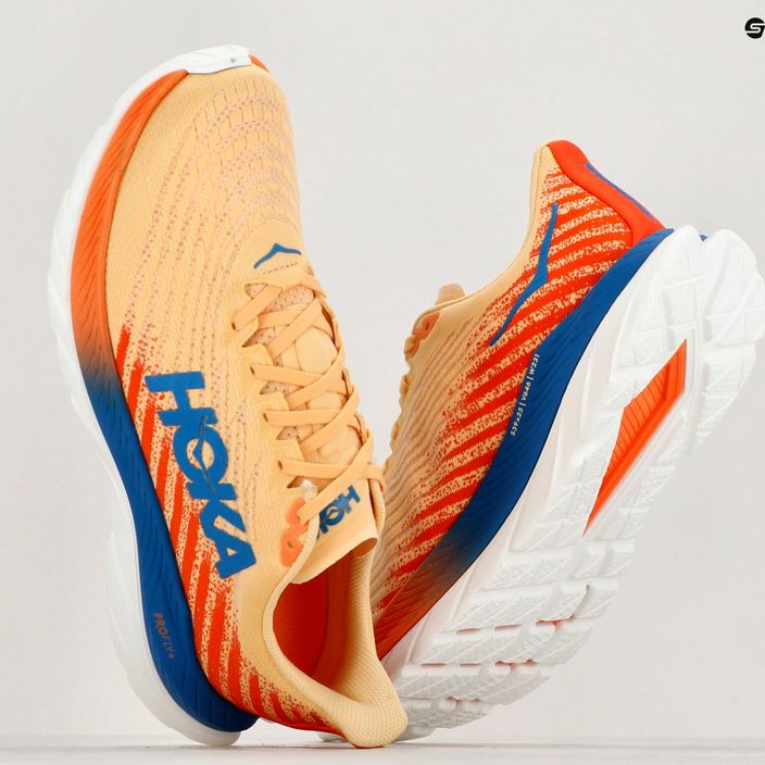 HOKA Mach 5 impala/vibrant orange мъжки обувки за бягане 9