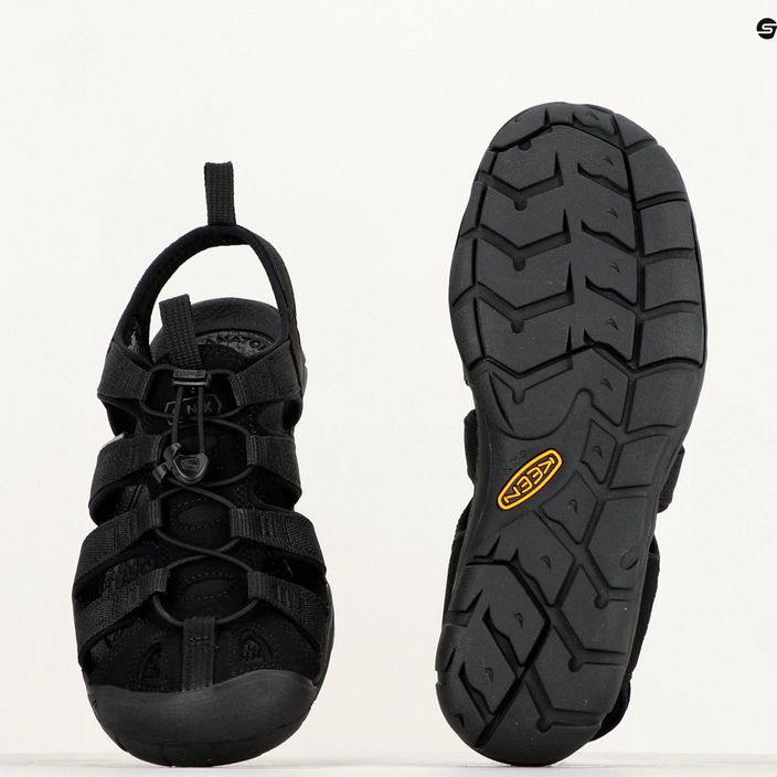 KEEN Clearwater CNX мъжки сандали за трекинг тройно черно 16
