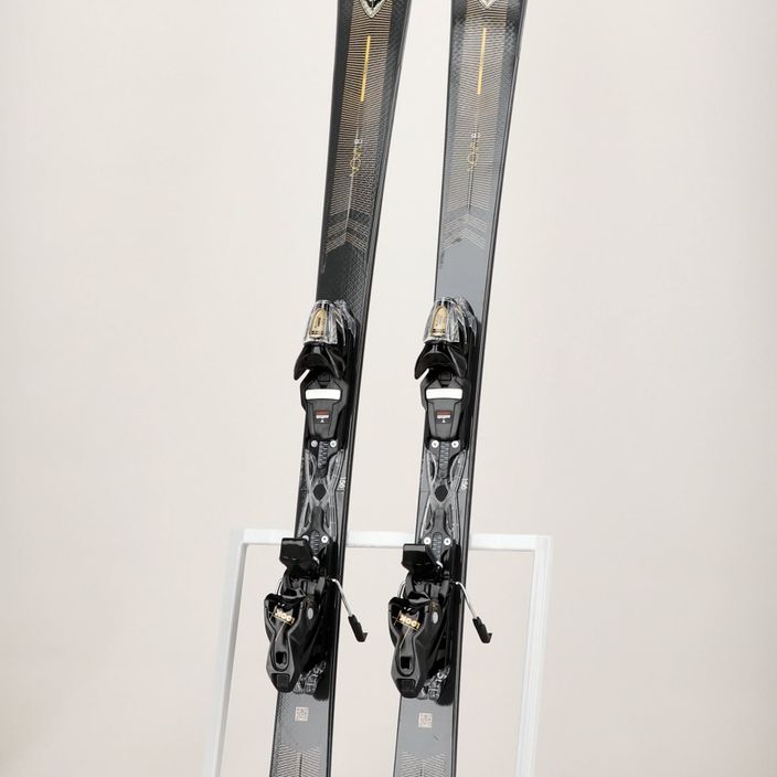 Дамски ски за спускане Rossignol Nova 8 + XP11 връзки тъмно сиво/златно 8