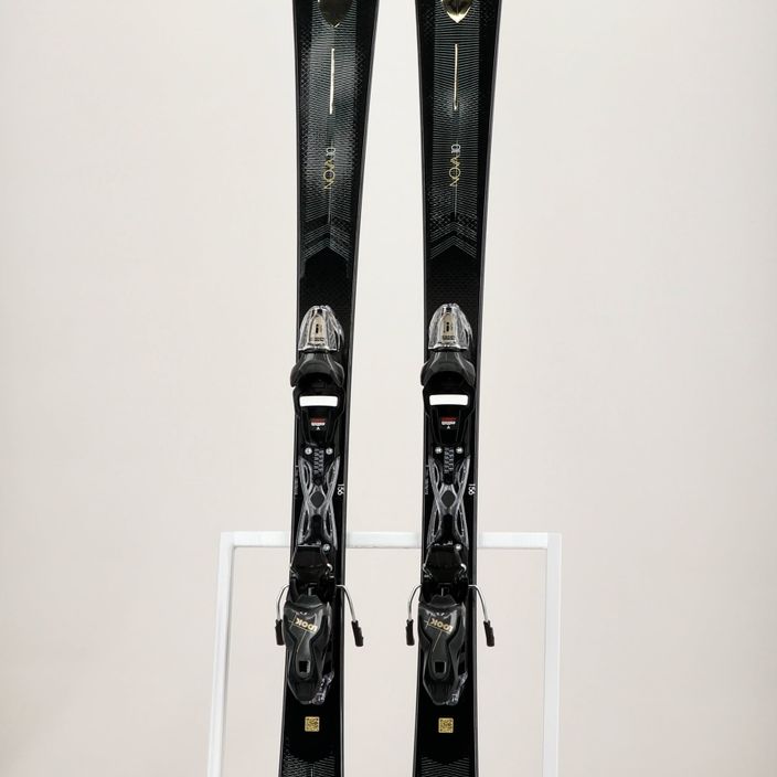 Дамски ски за спускане Rossignol Nova 10 + XP11 връзки черно/металическо зелено 8