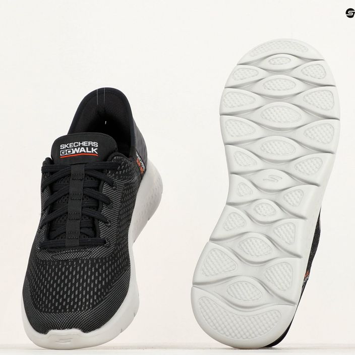 Мъжки обувки SKECHERS Slip-ins Go Walk Flex New World black/white/orange 10