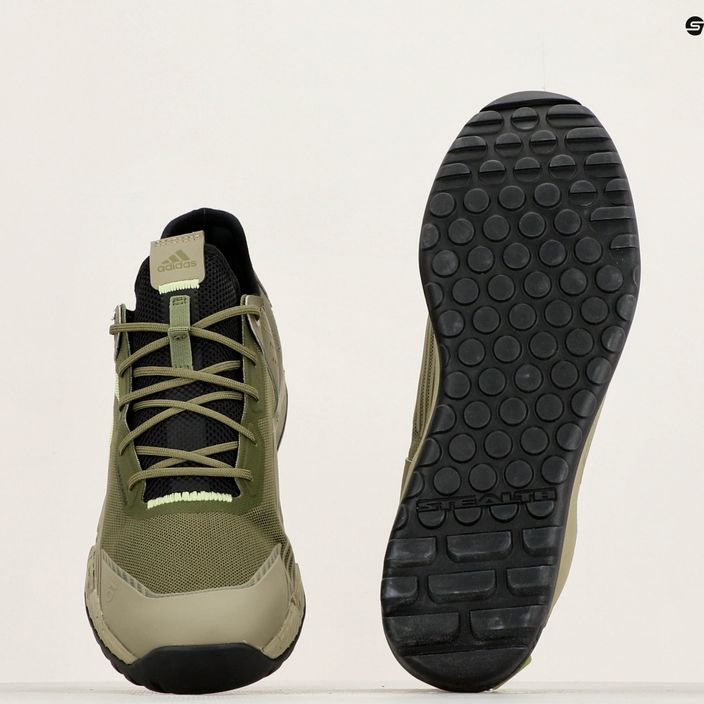 Мъжки обувки за колоездене adidas FIVE TEN Trailcross LT focus olive/pulse lime/orbit green platform 12