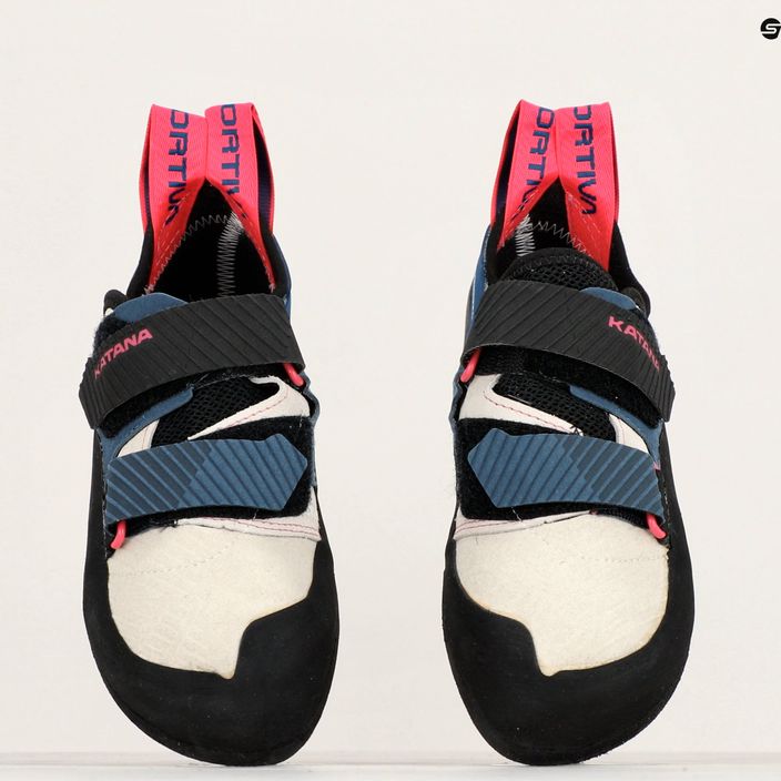La Sportiva дамски обувки за катерене Katana white/storm blue 10