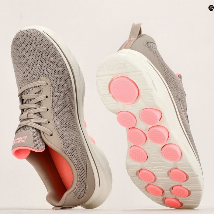 Дамски обувки SKECHERS Go Walk 7 Clear Path taupe/pink 10