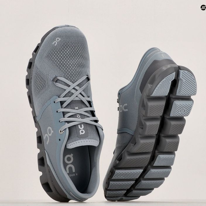 Мъжки обувки за бягане On Running Cloud X 3 mist/rock 11