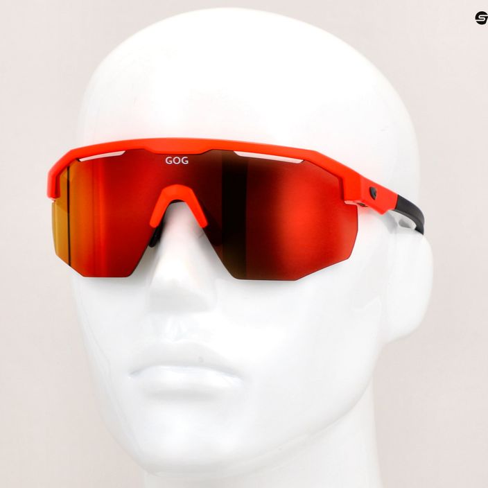 Слънчеви очила GOG Argo matt neon orange/black/polychromatic red 12