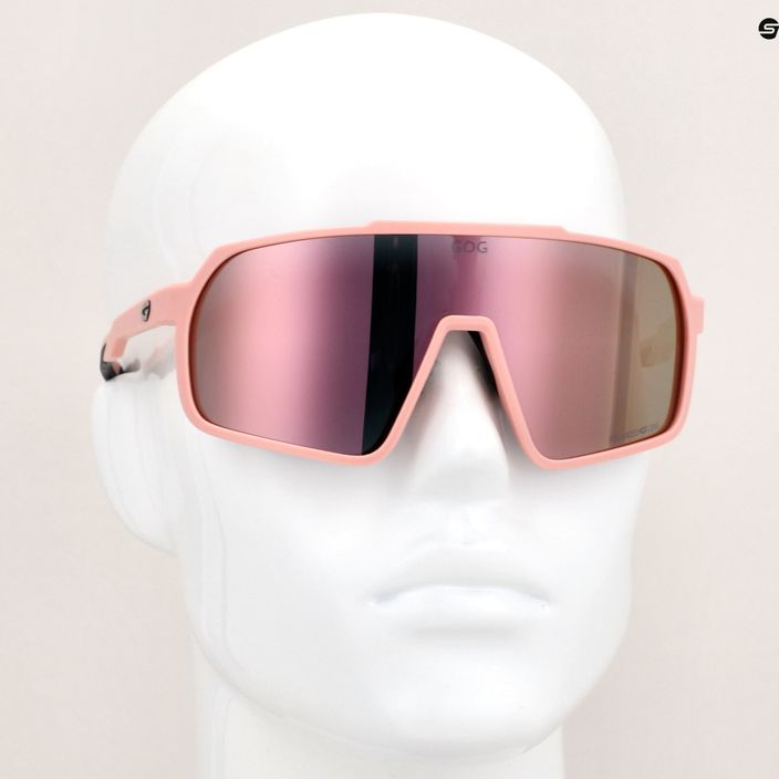 Слънчеви очила GOG Okeanos matt dusty pink/black/polychromatic pink 10
