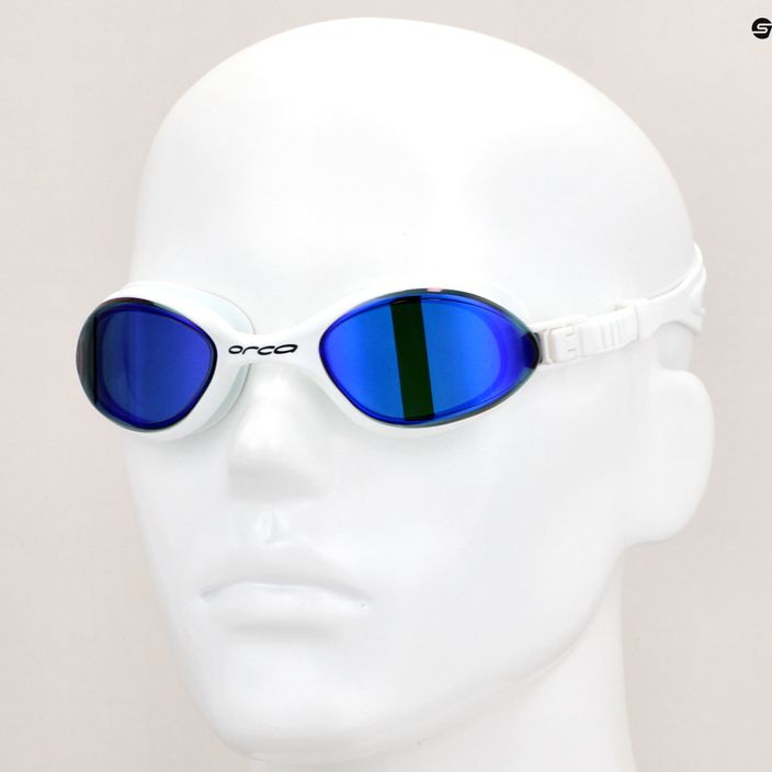 Очила за плуване Orca Killa 180º синьо/бяло 3