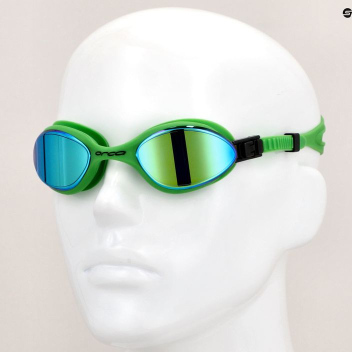 Orca Killa 180º огледални зелени очила за плуване 3