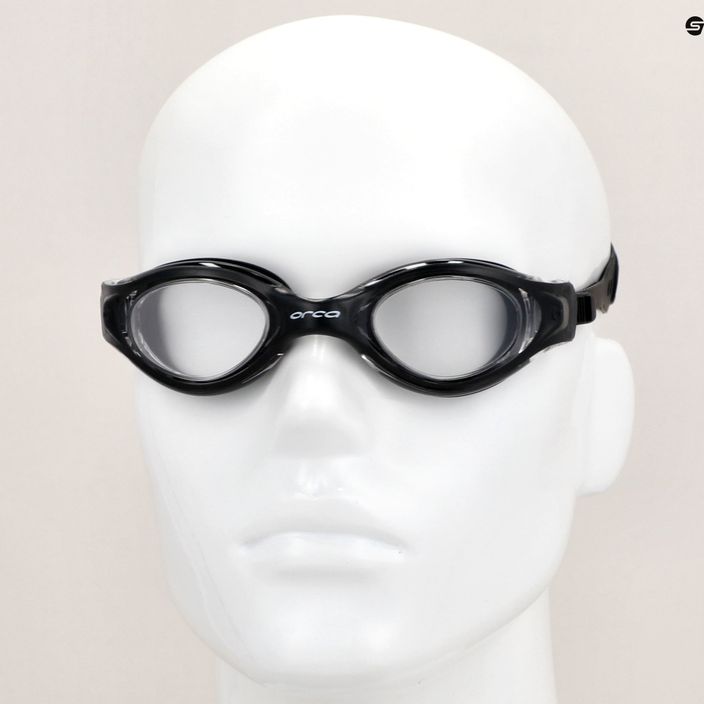 Orca Killa Vision прозрачни черни очила за плуване 3