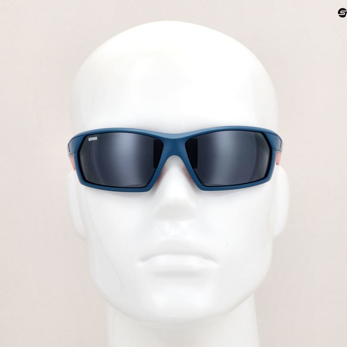 Слънчеви очила UVEX Sportstyle 225 blue mat rose/silver 6