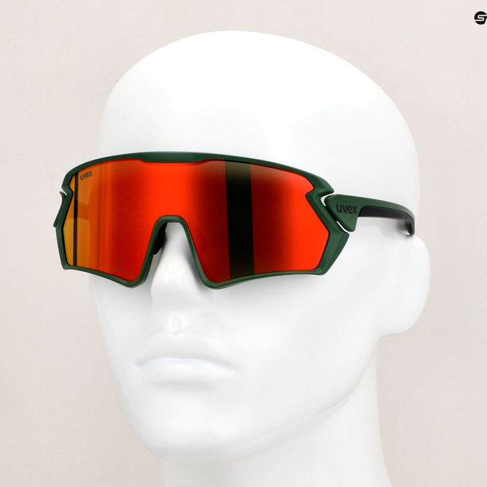 UVEX Sportstyle 231 горски мат/огледално червени слънчеви очила 6