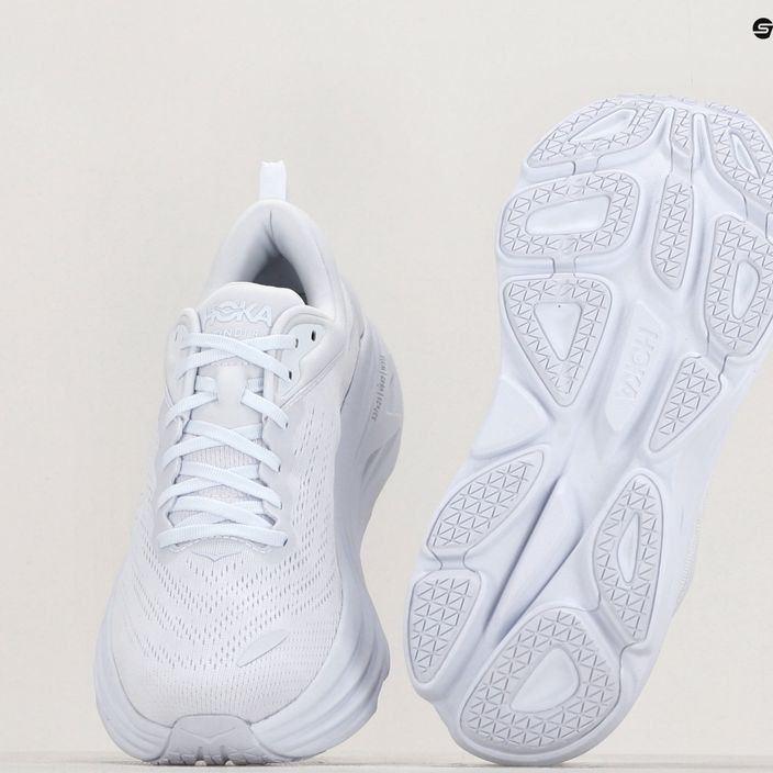 Мъжки обувки за бягане HOKA Bondi 8 white/white 9