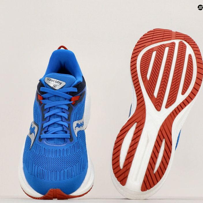 Мъжки обувки за бягане Saucony Triumph 21 cobalt/silver 9