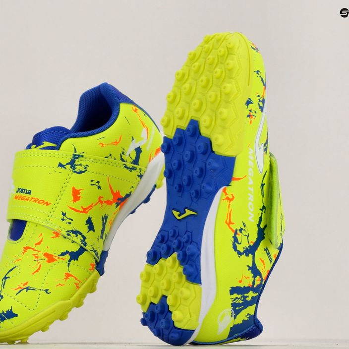 Детски футболни обувки Joma Megatron Jr TF лимонов флуор 10