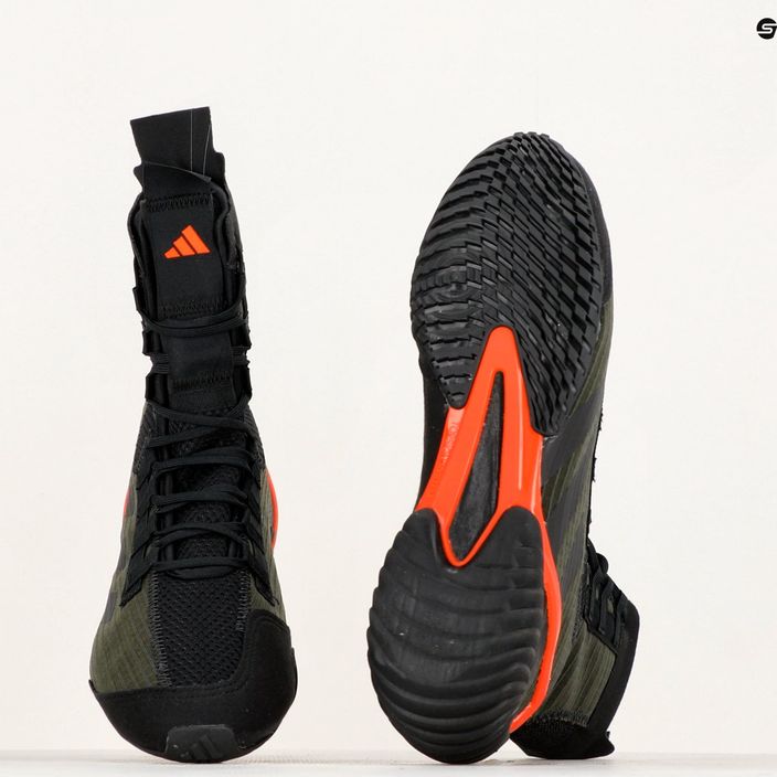 боксови обувки adidas Speedex 23 carbon/core black/solar red 9