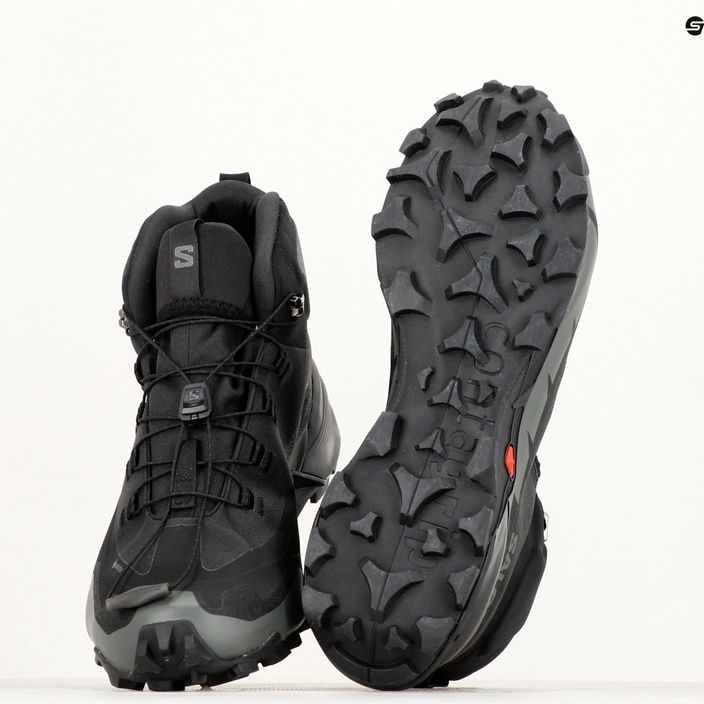 Мъжки туристически обувки Salomon X Ultra 360 MID GTX black/magnet/pewter 9