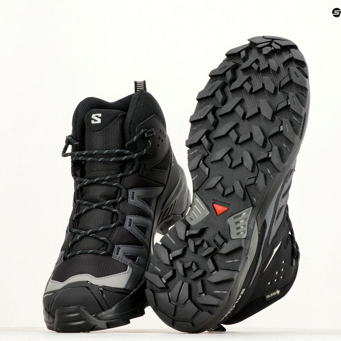 Мъжки обувки за трекинг Salomon Cross Hike MID GTX 2 black/black/magnet 12