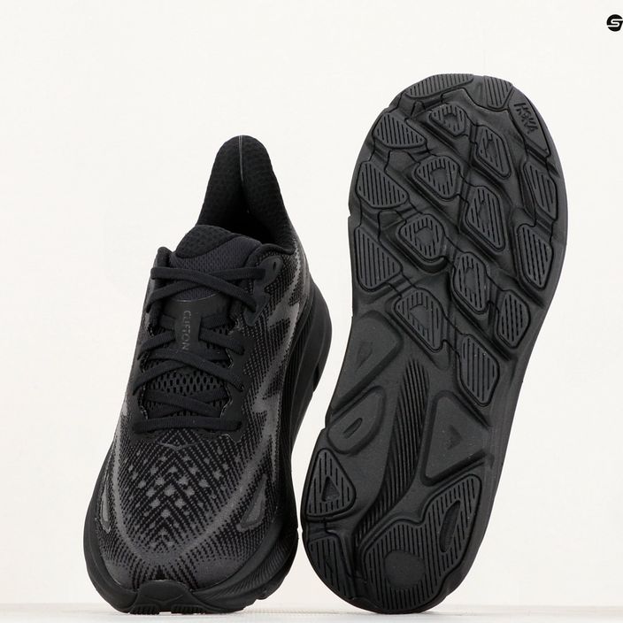 Мъжки обувки за бягане HOKA Clifton 9 black/black 9
