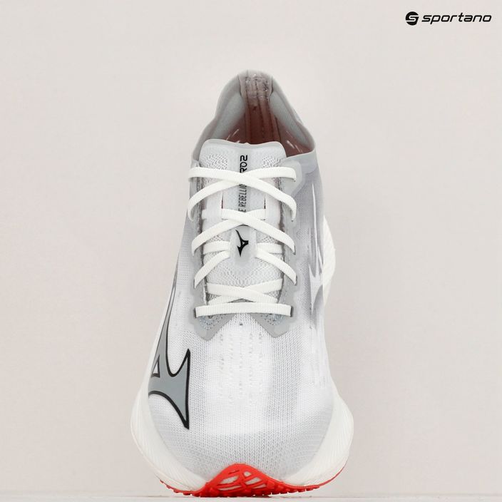 Дамски обувки за бягане Mizuno Wave Rebellion Pro 2 white/harbor mist/cayenne 15
