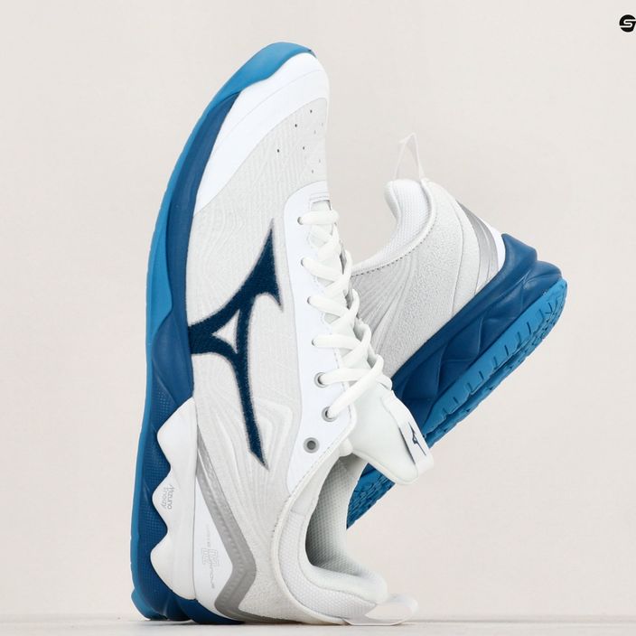 Мъжки обувки за волейбол Mizuno Wave Luminous 2 white/sailor blue/silver 9