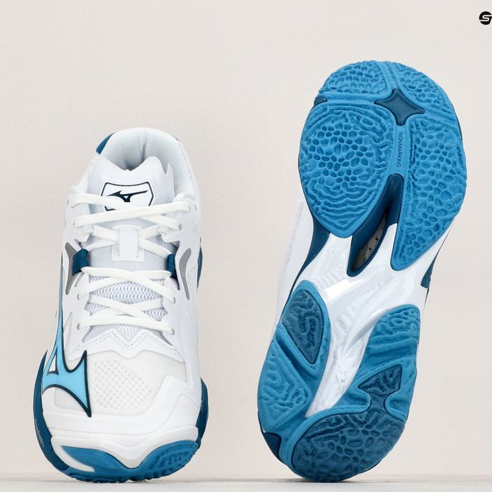Мъжки обувки за волейбол Mizuno Wave Lightning Z8 white/sailor blue/silver 9